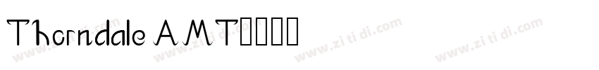 Thorndale AMT字体转换